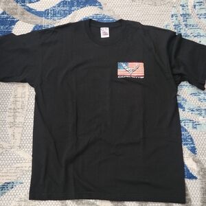 Black Men's Corvette Stingray Short Sleeve Tee Size XL